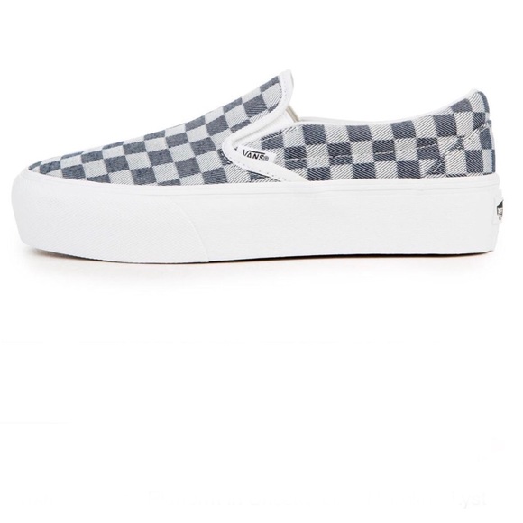 vans checkerboard denim